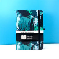 Corderona Camouflage Lined Executive Notebook A5 ปกแข็งพร้อมห่วงปากกาวงยืดหยุ่นกระเป๋าหลัง Ruled Journal