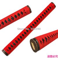 Very Nice Handmade Red Handle Tsuka For Japan Japanese Sword Samurai Katana Beautiful