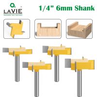 1pc 6mm Or 6.35mm Shank D 40mm 4 Edge T Type Slotting Cutter Woodworking Tool Router Bits for Trimming Machine C07318Z44006Y