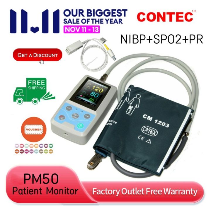 24hour Medicall NIBP Holter Ambulatory Blood Pressure Monitor+PC software  FDA