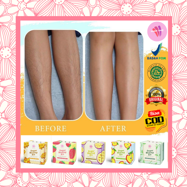 Mirael Sugar Waxing Kit 210 ml Hair Removal Pencabut Penghilang