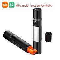 Xiaomi Mijia Multi-functional LED Flashlight Zoomable Ultra Bright Torch Window Breaker Safety Belt Cutter Car Emergency Light Bulbs  LEDs  HIDs