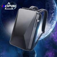 BOPAI E-Sports Laptop Backpack Anti-Theft Waterproof College Backpack USB Charging Men Business Travel 17.3 Backpack Gaming Bag