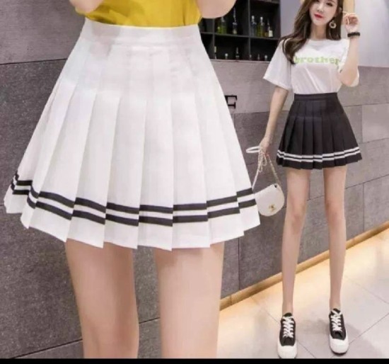 Chân váy tennis nữ xếp ly bigsize xòe teniss ngắn đen xám trắng có quần  trong LAVAMO CV019 | Shopee Việt Nam
