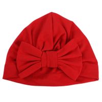 Baby Girls Boys Soft Turban Bowknot Cap Baby Kids Photography Props Caps