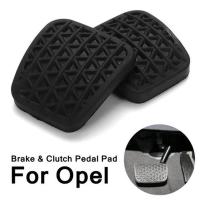 2Pcs Car Pedal Pad Rubber Covers Brake Clutch Pedal Pad Protective Case Durable Automobile Accessories For Opel Pedals  Pedal Accessories