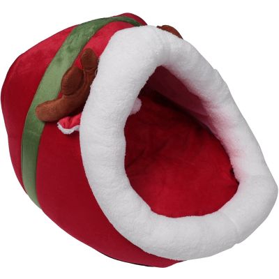 Christmas Style Pet Nest Pet Supplies Cat Tunnel Cat Sleeping Bag Rest Toys Pet Cat Litter Pad Removable and Washable