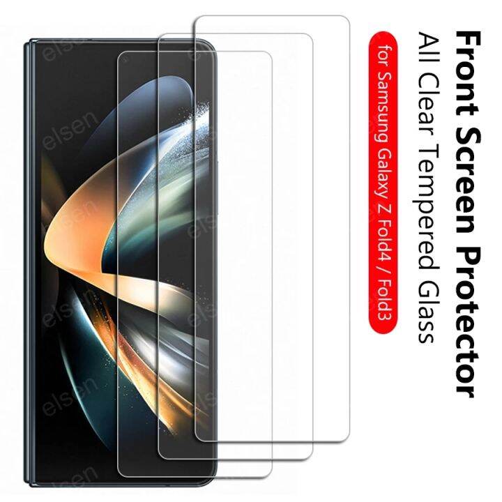 Full Cover Tempered Glass for Samsung Z Fold 3 Samsung Z Fold 4 Front ...