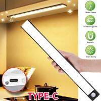 ✎►✌ Ultra Thin 40/30/20cm Kitchen LED Under Cabinet Lighting PIR Motion Sensor Led USB Rechargeable Aluminum Kitchen Cabinets Light