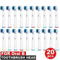 20x Oral-B compatible Electric toothbrush heads Replacement Soft Teeth Clean