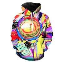 2023 NEWAbstract Art Graffiti Men S Hoodies แขนยาว Streetwear ตลก Unisex ขายร้อนเสื้อแจ็คเก็ต3D พิมพ์ Casual Hip Hop