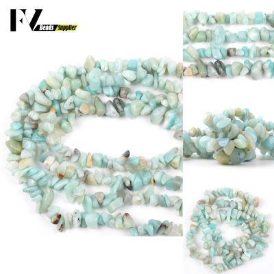 Wholesale Natural Amazonite Beads For Needlwork Jewelry Making 5mm-8mm Irregular Gravel Semi Precious Stones Diy Bracelets 15 quot;