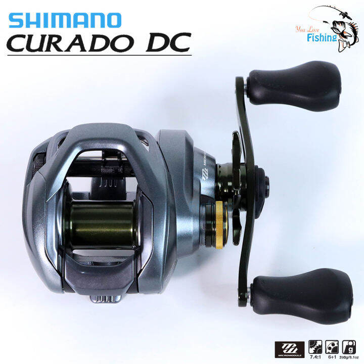 รอกหยดน้ำ-ชิมาโน่-shimano-curado-dc-200-201-hg-รอบ-7-4-1-น้ำหนัก-230g-มีให้เลือกทั้ง-หมุนซ้าย-และ-ขวา