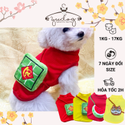 Áo bánh chưng tết cho chó mèo yudog