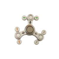 Luminous Foldable Metal Antistress Hand Spinner Adult Toys Three Pendulum Fidget Slider Gyroscope Stress Reliever Toy Kids Gift Fidget Spinners  Cubes