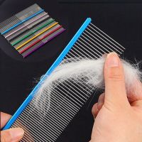 16/19cm Pet Hair Comb For Dog Comb Cat Detangler Fur Trimming Dematting Deshed Brush Grooming Tool For Long ​Hair Curly Pet Brushes  Combs