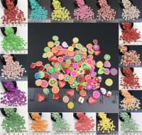 500g wholesale Fruit Polymer Clay Sprinkle For Kids Diy,Soft Clay For Craft ClayNail ArtScrapbook Decoration,Filler