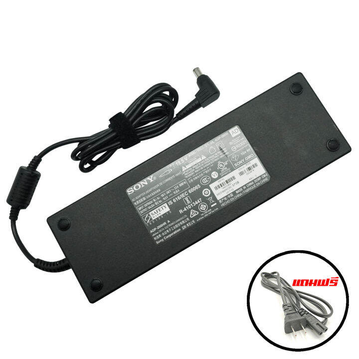 สายชาร์จ Sony adapter 200W 19.5V10.26A ขนาดหัว 6.5x4.4 เกรด Original