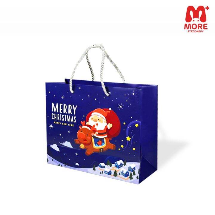 ถุงกระดาษ-ถุงใส่ของอเนกประสงค์-ลายคริสต์มาส-christmas-bag-premium