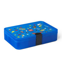 LEGO Sorting Box Iconic Blue กล่องใส่ตัวต่อเลโก้ กล่องเก็บเลโก้พกพา กล่องแบ่งช่อง 11 ช่อง สีน้ำเงิน