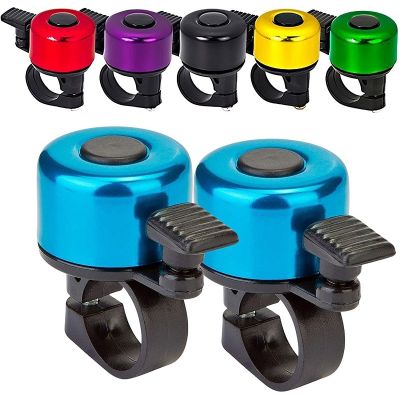Bicycle Bell Aluminum Alloy MTB Bike Safety Warning Alarm Cycling Handlebar Bell Ring Bicycle Horn Cycling Accessories Adhesives Tape