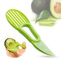 Multifunctional Avocado Cutter Corer Fruit Slicer Peeler Pulp Separator Plastic Knife Tools Gadgets Accessories