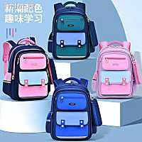 การ์ตูน British wind male light during the large capacity 1-3-6 grade children a primary school pupils bag