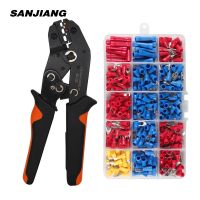 【LZ】✾  Mini Mão Crimping Tool Alicadores Crimper Ajustáveis Talões de Cabo Sortimento Kit Wire Crimp Set SN-02C 0.25-2.5 mm²