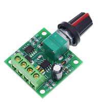 สำหรับ DC Motor Speed Controller 12V,แรงดันไฟฟ้าต่ำ PWM 1803BK ปรับได้ Driver Switch พร้อมปุ่มควบคุม1.8V-12V 2A