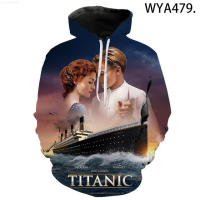 New Fashion Clothing Titanic Hoodies Titanic 3D Printed Hooded Sweatshirts Men Women Children Hip Hop Harajuku Casual Pullover {in store}