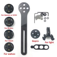 Bicycle Computer Mount For Garmin Bryton igpsport CATEYE Support GoPro Rhythm Camera &amp; Light Holder