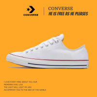 【ส่งในไทย】Converse รองเท้าผ้าใบ Sneakers คอนเวิร์ส ALL STAR OX ผู้ชาย ผู้หญิง unisex สีขาว สินค้าถ่ายจากงานจริง ?%