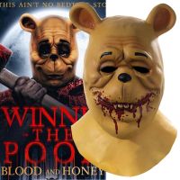 Disney Winnie The Pooh: Blood And Honey Mask Latex Cosplay Winnie Face Mask Halloween Scary Horror Masks Helmet