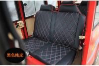 ☼❉ The general fully enclosed electric tricycle seating cushions carriage old car instead of walking students polo