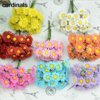 【hot】◙✉ஐ  10/100pcs Silk Artificial Flowers Bouquet Multicolor Scrapbooking Fake Stamen Wedding Decoration