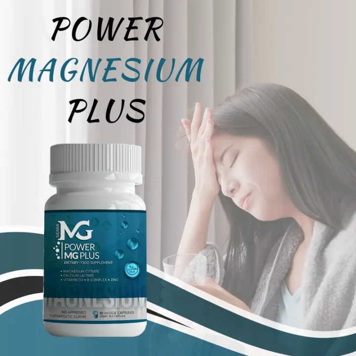 "Proven and Tested" 1 Bottle (30 Capsules) Power Magnesium Plus for