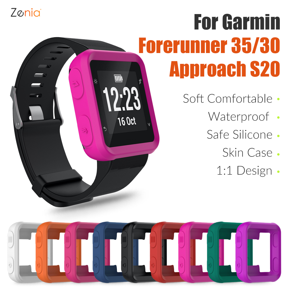 Forerunner Silicone Protective Case for Garmin Forerunner 35/Approach S20 Sports Watch 