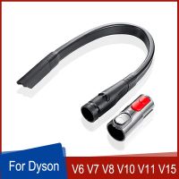 Flexible Extension Crevice Tool Attachment For Dyson V8 V7 V10 V11 V15 V6 Vacuum Cleaner with Quick Release Converter Adapter Household Security Syste