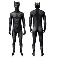 Black SuperHero เครื่องแต่งกาย Panther 3D พิมพ์ฮาโลวีนเครื่องแต่งกายคอสเพลย์ Lycra Spandex Bodysuit Superhero Zentai ชุดสำหรับผู้ใหญ่เด็ก