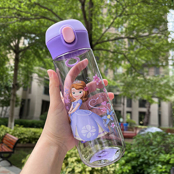 disney-children-s-water-cup-summer-student-sports-ขวดน้ำแบบพกพาสำหรับโรงเรียน-drop-proof-ถ้วยดื่มตรงสำหรับเด็กหญิงและเด็กชาย