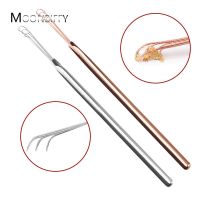 1 Pc Ear Tools Stainless Steel Silver Earpick Wax Remover Curette Cleaner Health Care Tools Ear Pick Handle Design Limpia Oidos