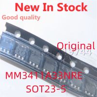 10PCS / LOT คุณภาพ 100% MM3411A33NRE MM3411A33 SOT23-5 SMD ชิป IC ในตัวใหม่ในสต็อก