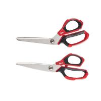 กรรไกรด้ามออฟเซ็ท และ ด้ามตรง MILWAUKEE รุ่น NO.48-22-4040 และ 48-22-4041 Jobsite Straight Scissors Factory Gear By Gear Garage