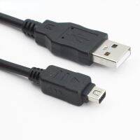 สายข้อมูลกล้องดิจิทัล Olympus Cb-Usb5/Cb-Usb6สาย Usb 12-Pin ยาว1.5เมตรทองแดงแท้พร้อมวงแหวนแม่เหล็ก