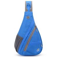 Crossbody Shoulder Travel Backpack Chest Bag Crossbody Sling Backpack Travel Hiking Chest Bag Lightweight Outdoor Nylon for Men