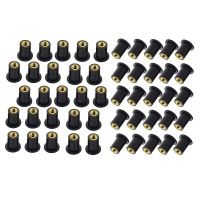 50/20/10/5/1Pcs M5 Universal Motorcycle Rubber Well Nut Windscreen Wind screen Fairing Cowl Well Nut Bolts Screw Nails  Screws Fasteners