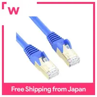 StarTech.com ประเภท6A สาย LAN (1เมตร/สีฟ้า) Cat6A STP (สายคู่บิดเกลียวป้องกัน) สายเคเบิลที่มี6ASPAT1MBL ฝาครอบป้องกันโค้งงอ