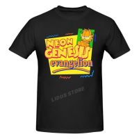 Neongenesisevangelionmeetsgarfield T Shirt Clothing Cotton Graphic Tshirt Tees