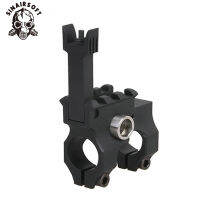 SINAIRSOFT แคลมป์หนีบอลูมิเนียม CNC แบบพับได้ BD VLT Style Front Sight Tower