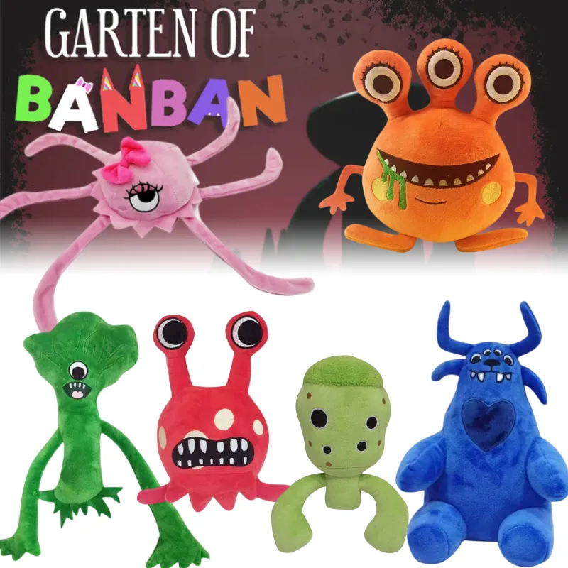 Garden Of Banban Plush Toys Game Animation Garten Of Banban 1 2 3 4 5  Plushie Toy Children Gifts 113pcs